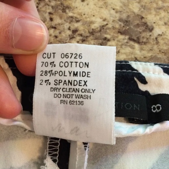 Guess Collection Zebra cropped pant with beaded belt - Picture 5 of 6